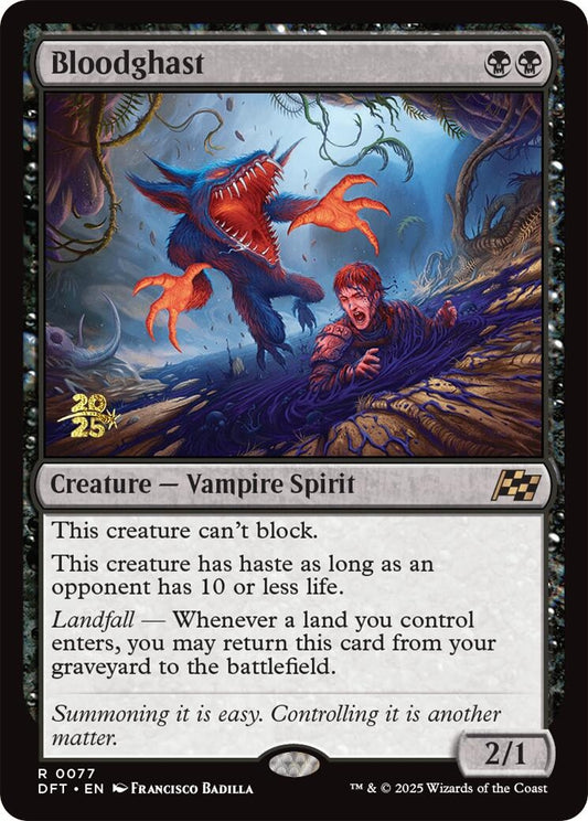 Image for Bloodghast (77) (Prerelease Cards) - Magic: The Gathering