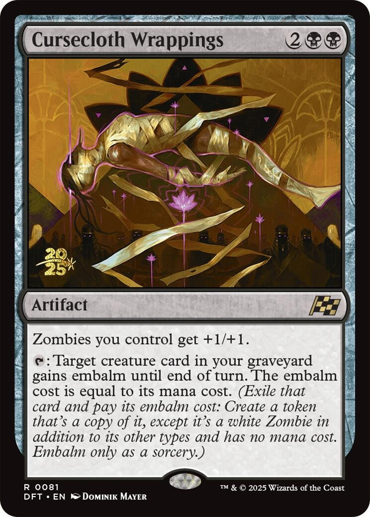 Image for Cursecloth Wrappings (81) (Prerelease Cards) - Magic: The Gathering