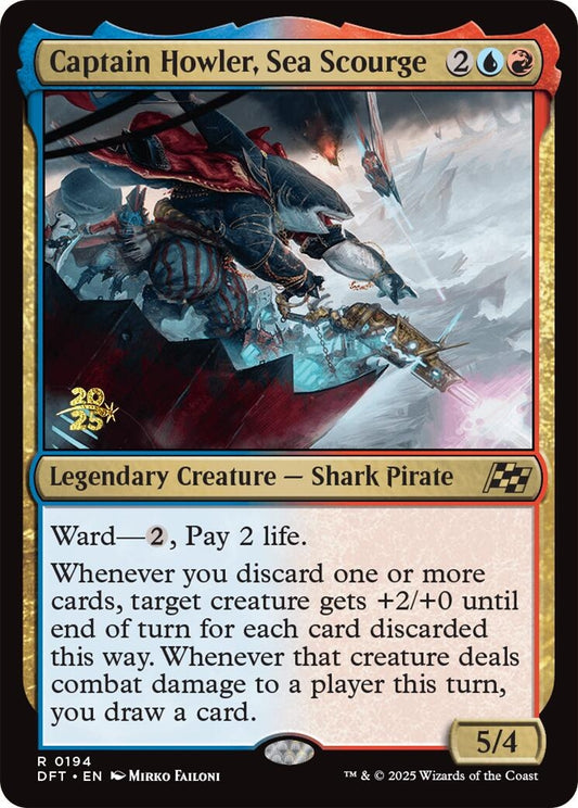 Image for Captain Howler, Sea Scourge (194) (Prerelease Cards) - Magic: The Gathering
