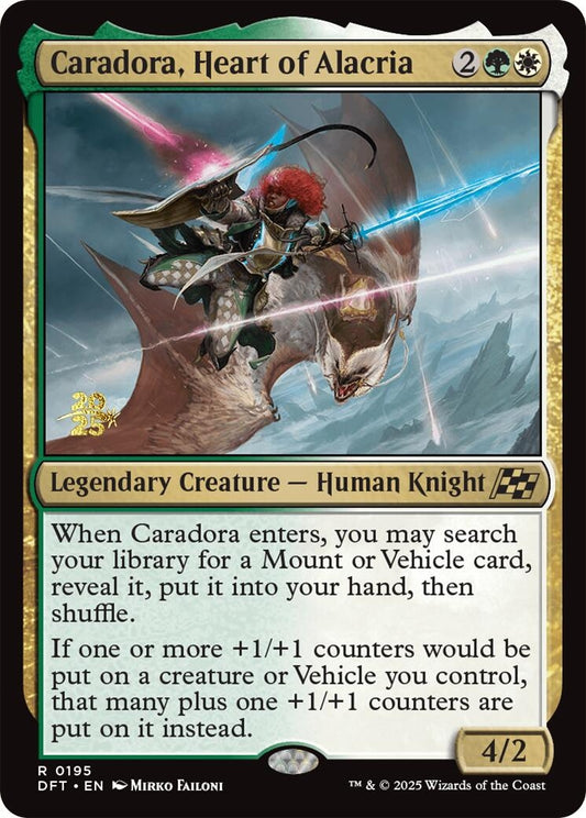 Image for Caradora, Heart of Alacria (195) (Prerelease Cards) - Magic: The Gathering