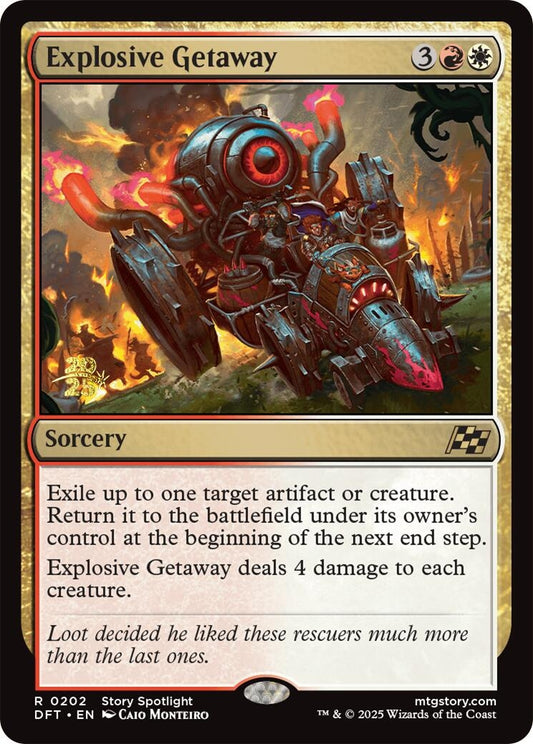 Image for Explosive Getaway (202) (Prerelease Cards) - Magic: The Gathering