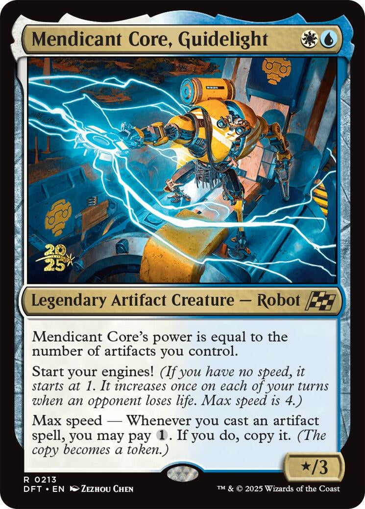 Image for Mendicant Core, Guidelight (213) (Prerelease Cards) - Magic: The Gathering