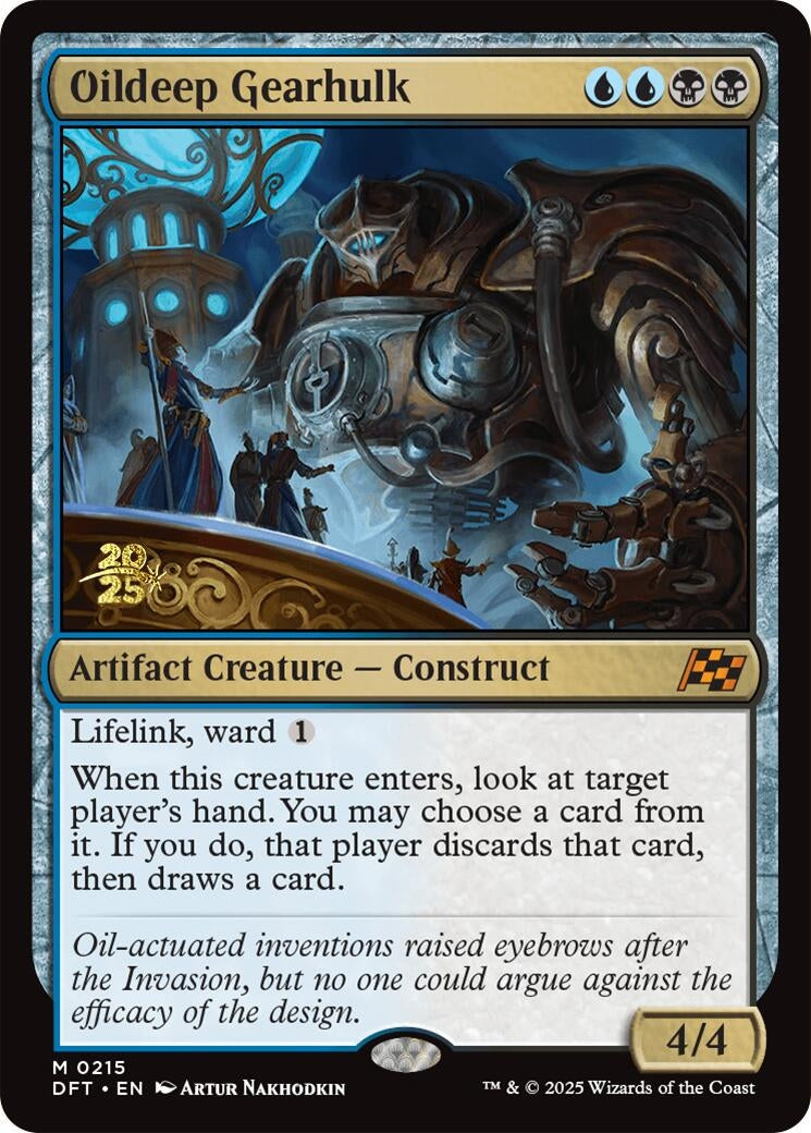 Image for Oildeep Gearhulk (215) (Prerelease Cards) - Magic: The Gathering
