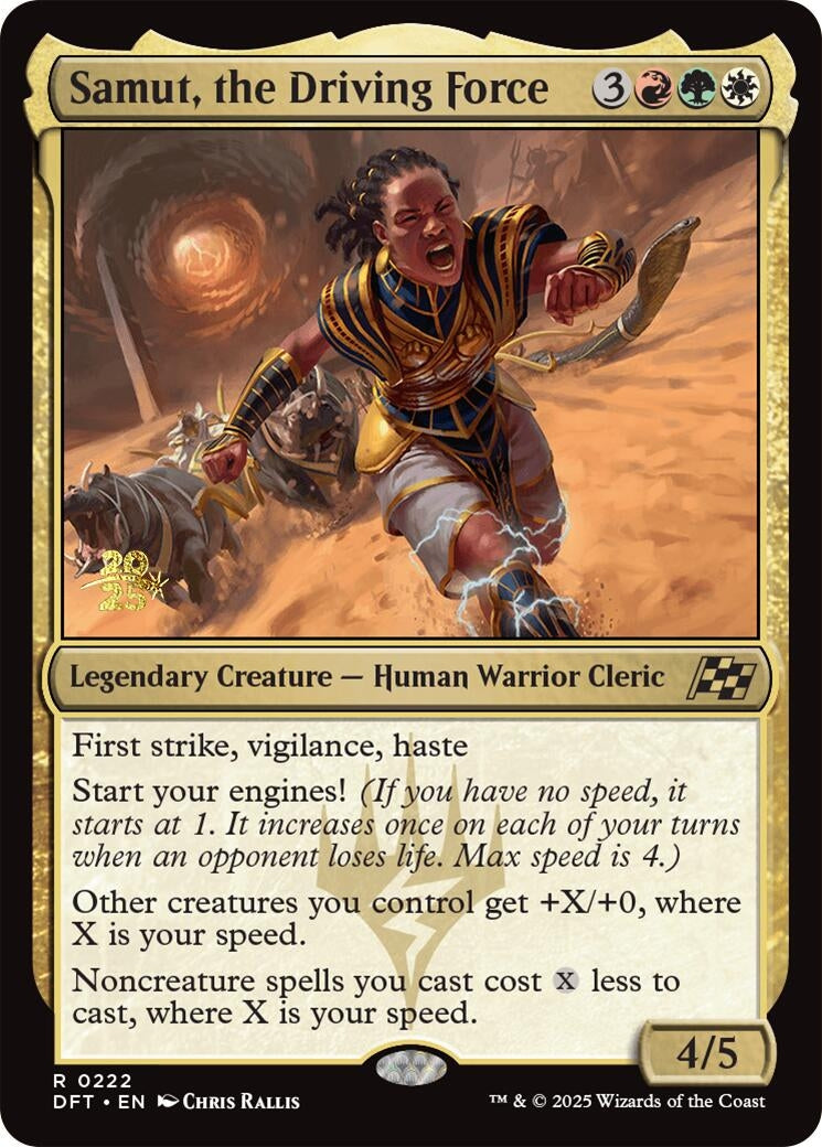 Image for Samut, the Driving Force (222) (Prerelease Cards) - Magic: The Gathering