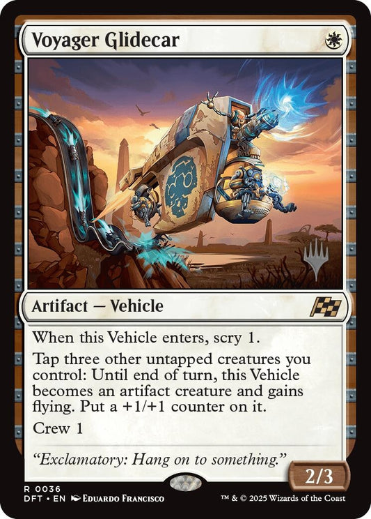 Image for Voyager Glidecar (36) (Promo Pack: Aetherdrift) - Magic: The Gathering