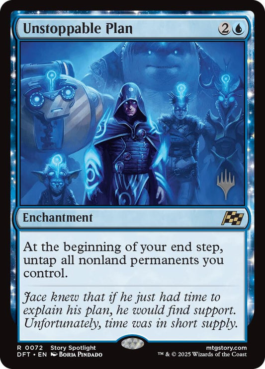 Image for Unstoppable Plan (72) (Promo Pack: Aetherdrift) - Magic: The Gathering