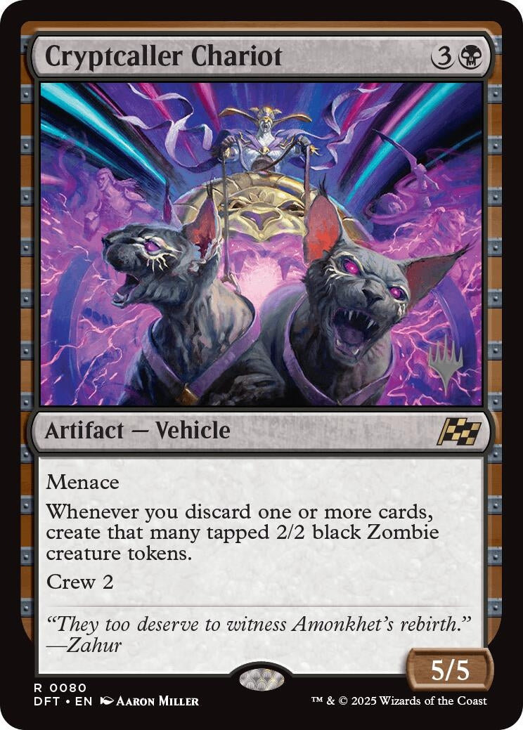 Image for Cryptcaller Chariot (80) (Promo Pack: Aetherdrift) - Magic: The Gathering
