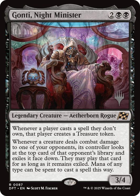 Image for Gonti, Night Minister (87) (Promo Pack: Aetherdrift) - Magic: The Gathering