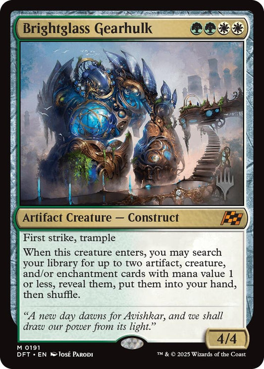 Image for Brightglass Gearhulk (191) (Promo Pack: Aetherdrift) - Magic: The Gathering