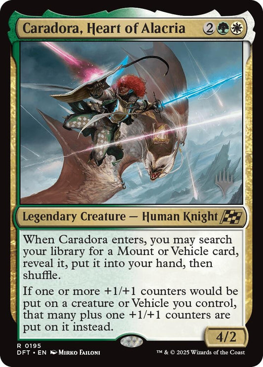 Image for Caradora, Heart of Alacria (195) (Promo Pack: Aetherdrift) - Magic: The Gathering