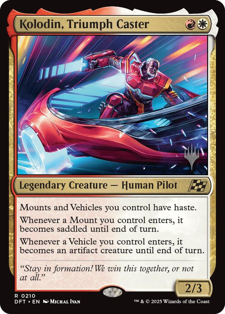Image for Kolodin, Triumph Caster (210) (Promo Pack: Aetherdrift) - Magic: The Gathering