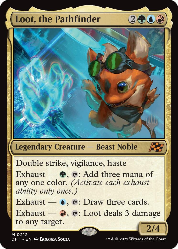 Image for Loot, the Pathfinder (212) (Promo Pack: Aetherdrift) - Magic: The Gathering