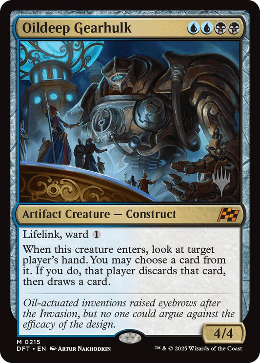 Image for Oildeep Gearhulk (215) (Promo Pack: Aetherdrift) - Magic: The Gathering