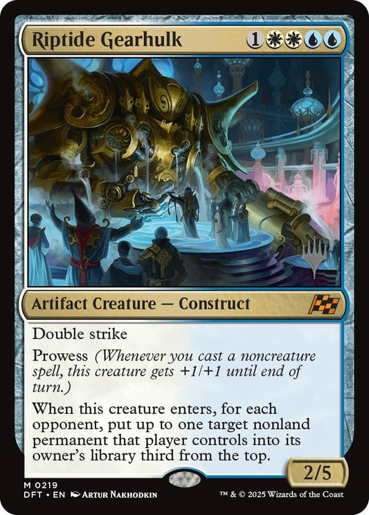 Image for Riptide Gearhulk (219) (Promo Pack: Aetherdrift) - Magic: The Gathering