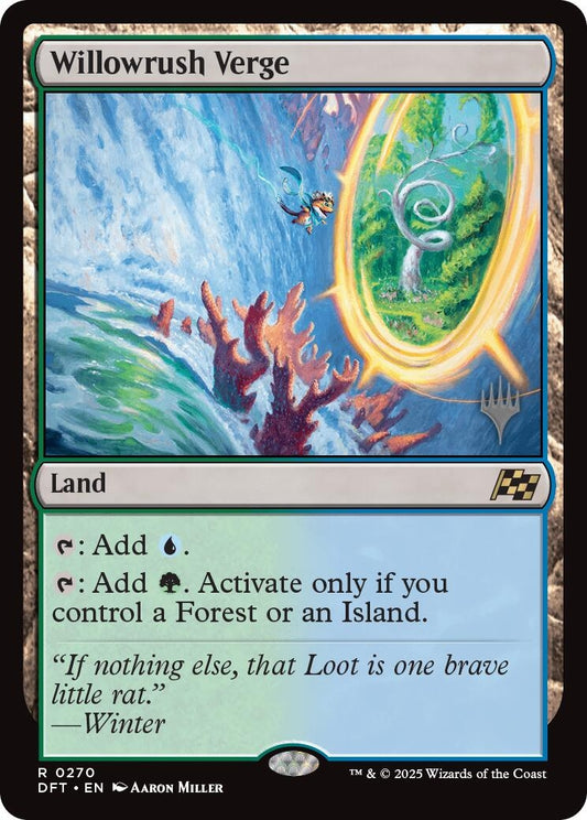 Image for Willowrush Verge (270) (Promo Pack: Aetherdrift) - Magic: The Gathering