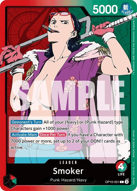 Image for Smoker (001) (OP10-001) (Royal Blood) - One Piece Card Game