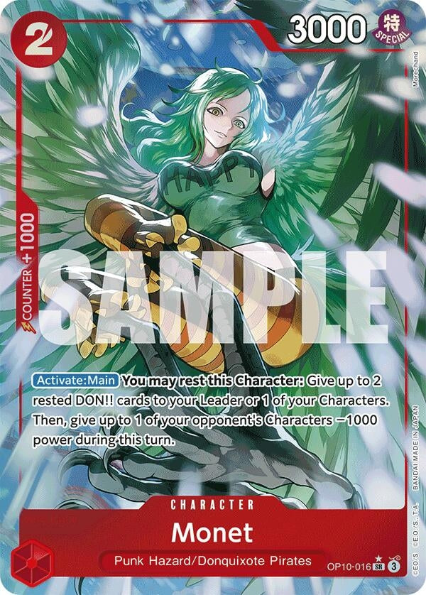 Image for Monet (Parallel) (OP10-016) (Royal Blood) - One Piece Card Game