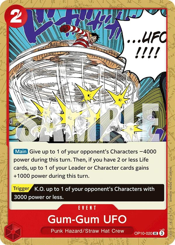 Image for Gum-Gum UFO (OP10-020) (Royal Blood) - One Piece Card Game