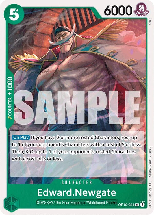 Image for Edward.Newgate (OP10-024) (Royal Blood) - One Piece Card Game