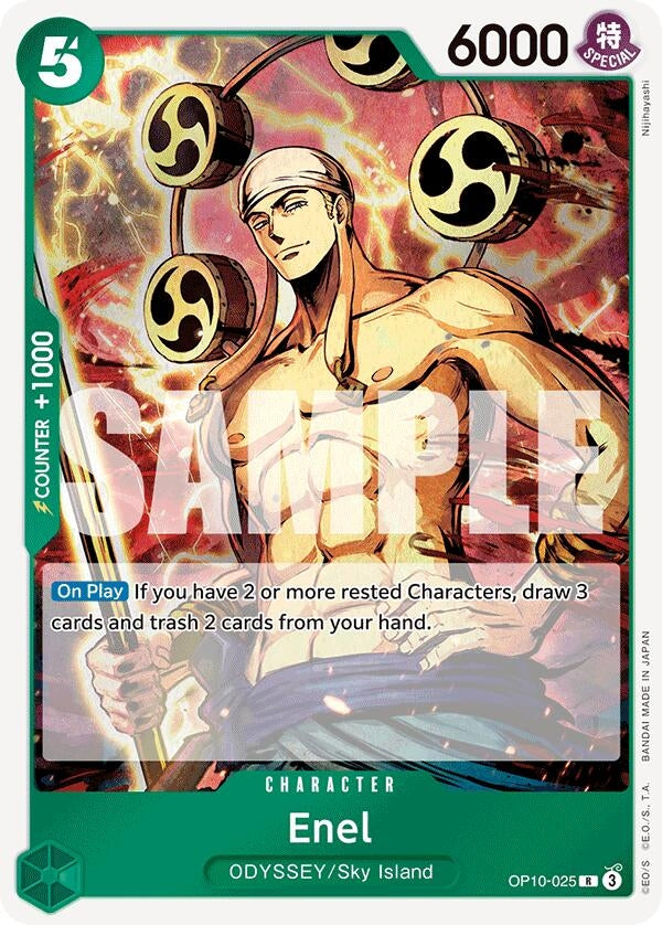 Image for Enel (OP10-025) (Royal Blood) - One Piece Card Game