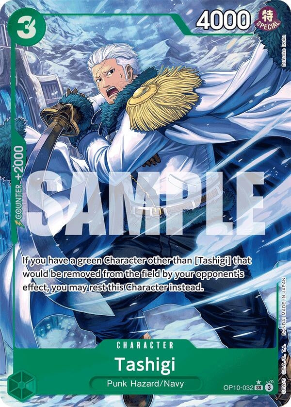 Image for Tashigi (Parallel) (OP10-032) (Royal Blood) - One Piece Card Game
