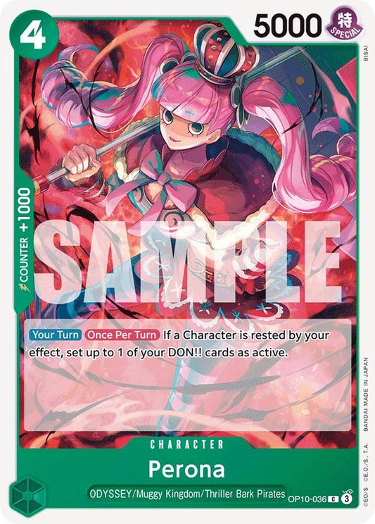 Image for Perona (036) (OP10-036) (Royal Blood) - One Piece Card Game