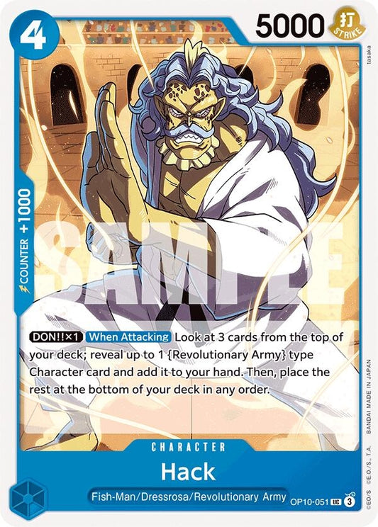 Image for Hack (OP10-051) (Royal Blood) - One Piece Card Game