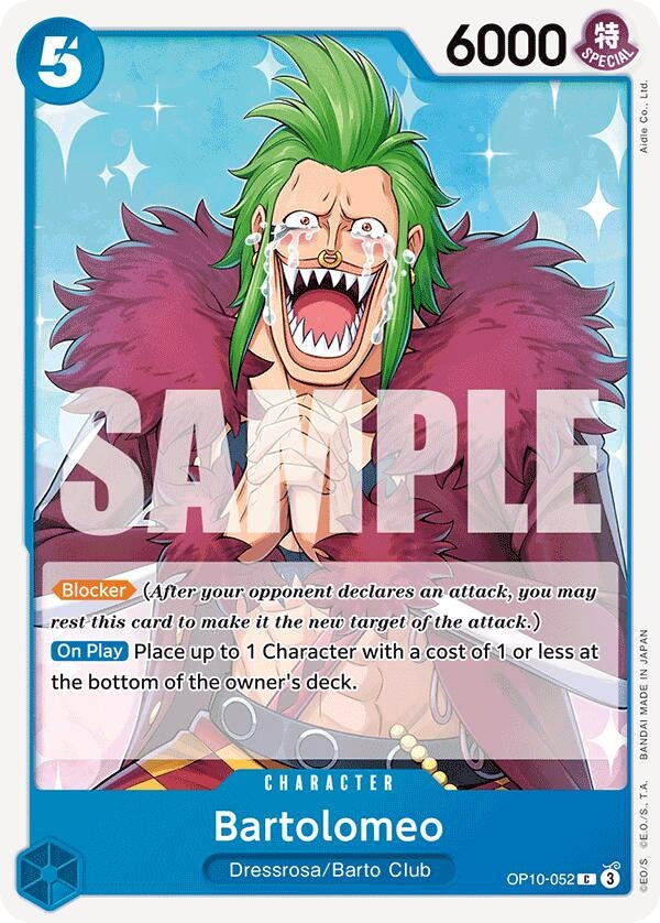 Image for Bartolomeo (OP10-052) (Royal Blood) - One Piece Card Game
