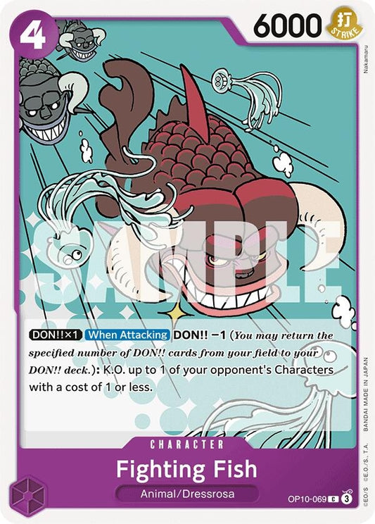Image for Fighting Fish (OP10-069) (Royal Blood) - One Piece Card Game