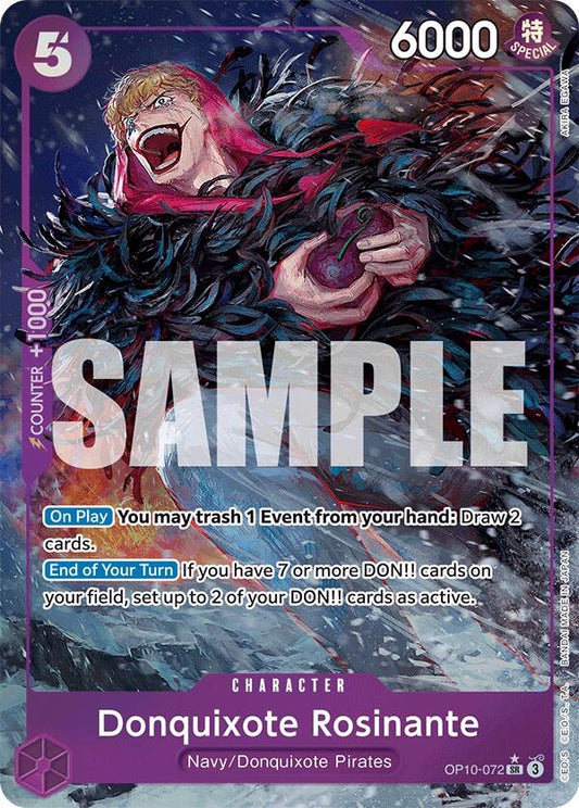 Image for Donquixote Rosinante (Parallel) (OP10-072) (Royal Blood) - One Piece Card Game