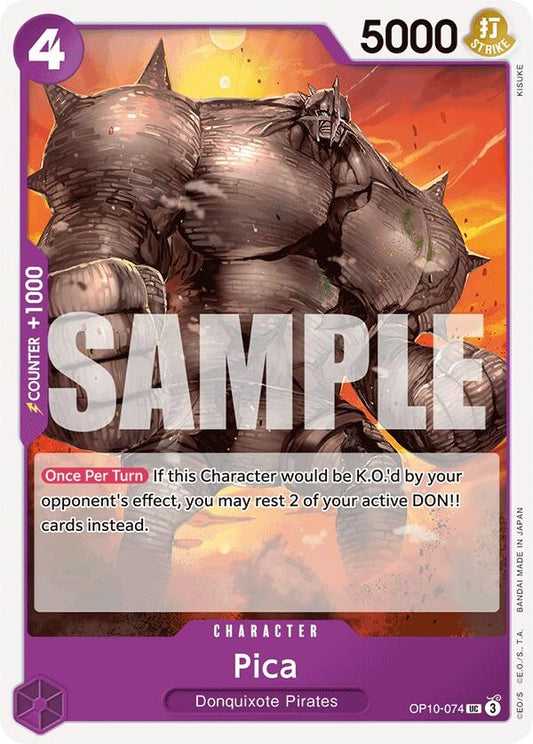Image for Pica (OP10-074) (Royal Blood) - One Piece Card Game