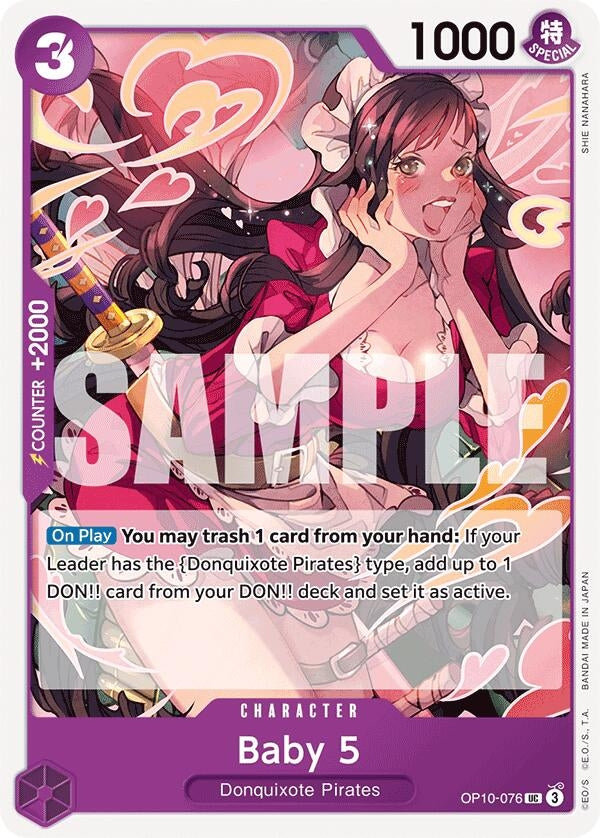 Image for Baby 5 (OP10-076) (Royal Blood) - One Piece Card Game