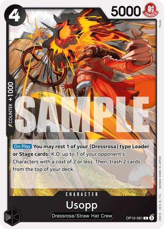 Image for Usopp (081) (OP10-081) (Royal Blood) - One Piece Card Game