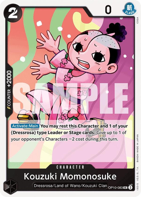 Image for Kouzuki Momonosuke (083) (OP10-083) (Royal Blood) - One Piece Card Game