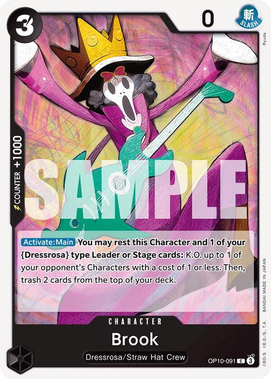 Image for Brook (091) (OP10-091) (Royal Blood) - One Piece Card Game
