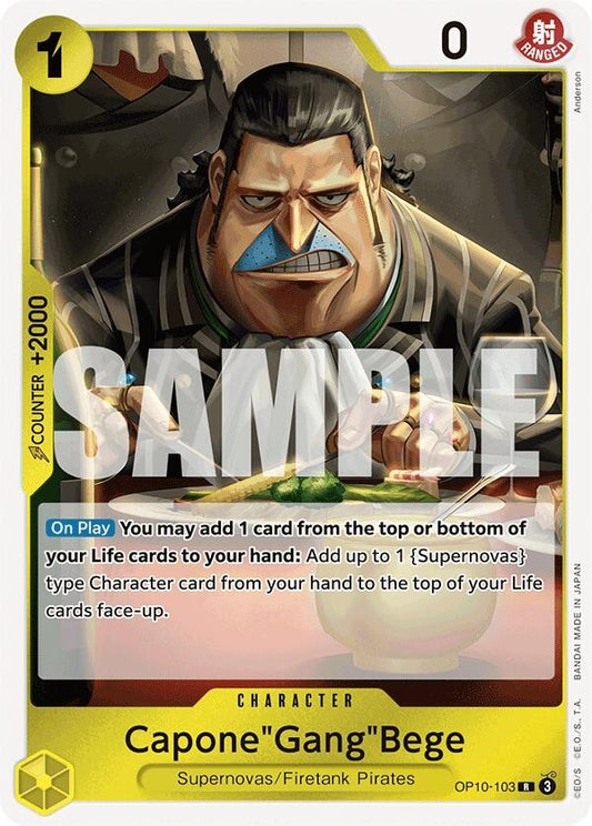 Image for Capone"Gang"Bege (OP10-103) (Royal Blood) - One Piece Card Game