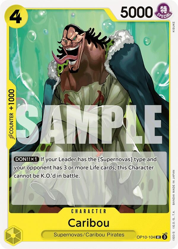 Image for Caribou (OP10-104) (Royal Blood) - One Piece Card Game