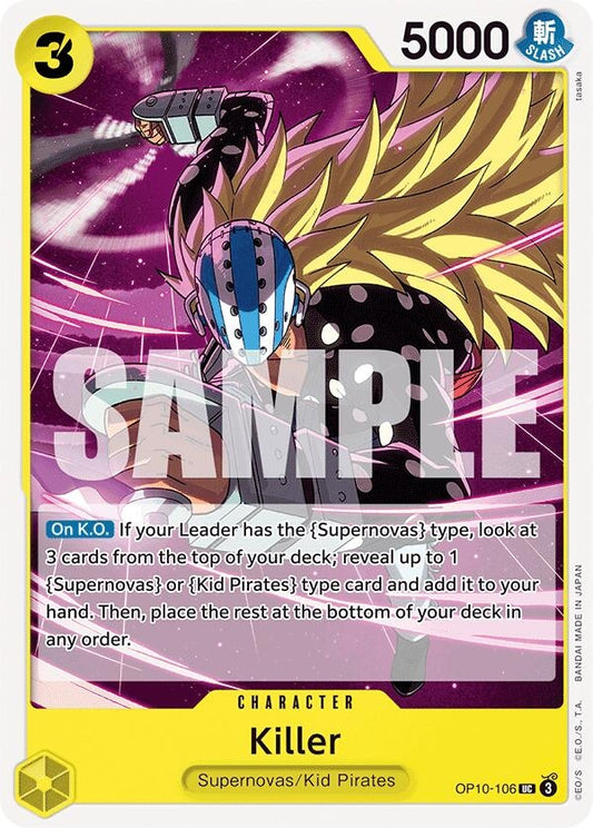 Image for Killer (OP10-106) (Royal Blood) - One Piece Card Game