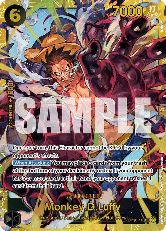 Image for Monkey.D.Luffy (118) (OP10-118) (Royal Blood) - One Piece Card Game
