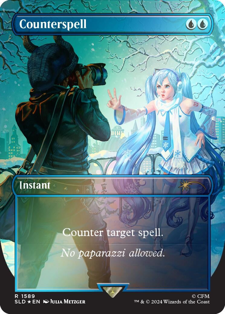 Image for Counterspell (1589) (Rainbow Foil) (1589) (Secret Lair Drop Series) - Magic: The Gathering