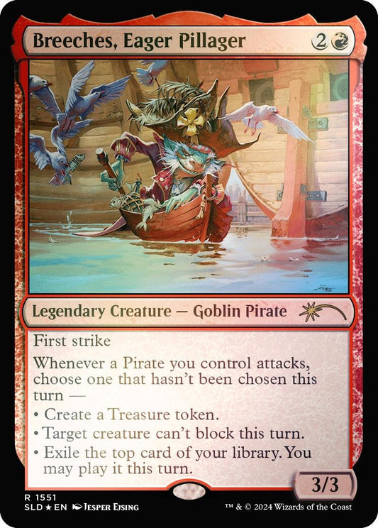 Image for Breeches, Eager Pillager (Rainbow Foil) (1551) (Secret Lair Drop Series) - Magic: The Gathering