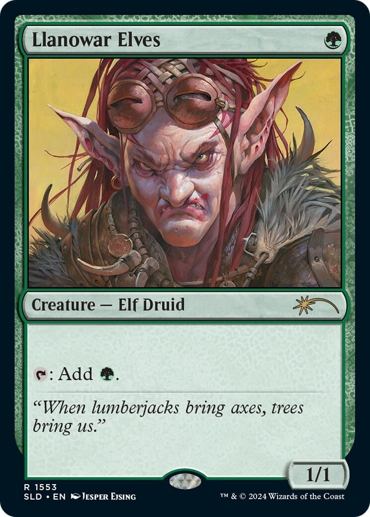 Image for Llanowar Elves (1553) (1553) (Secret Lair Drop Series) - Magic: The Gathering