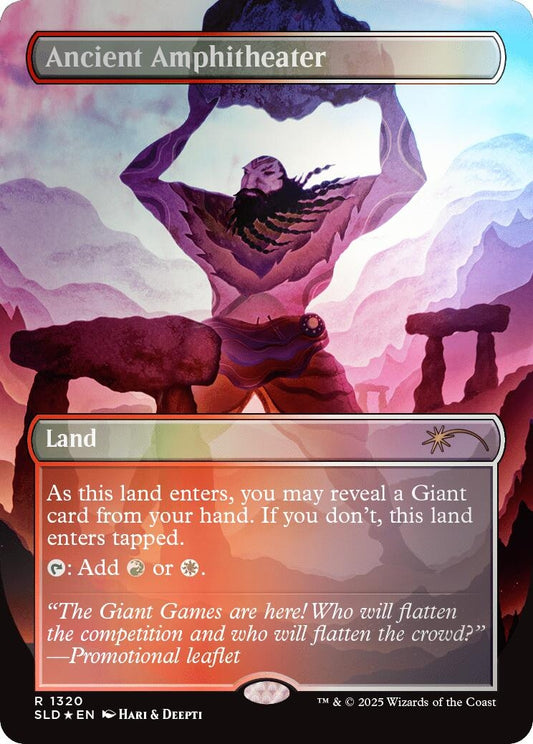 Image for Ancient Amphitheater (Rainbow Foil) (1320) (Secret Lair Drop Series) - Magic: The Gathering
