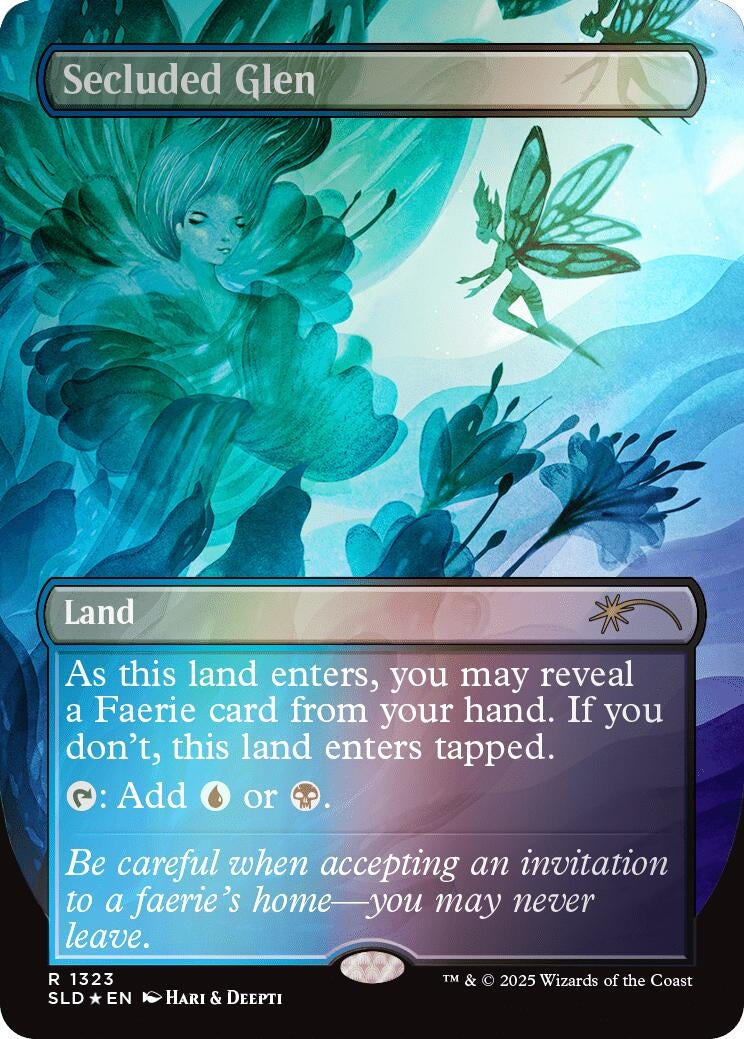 Image for Secluded Glen (Rainbow Foil) (1323) (Secret Lair Drop Series) - Magic: The Gathering