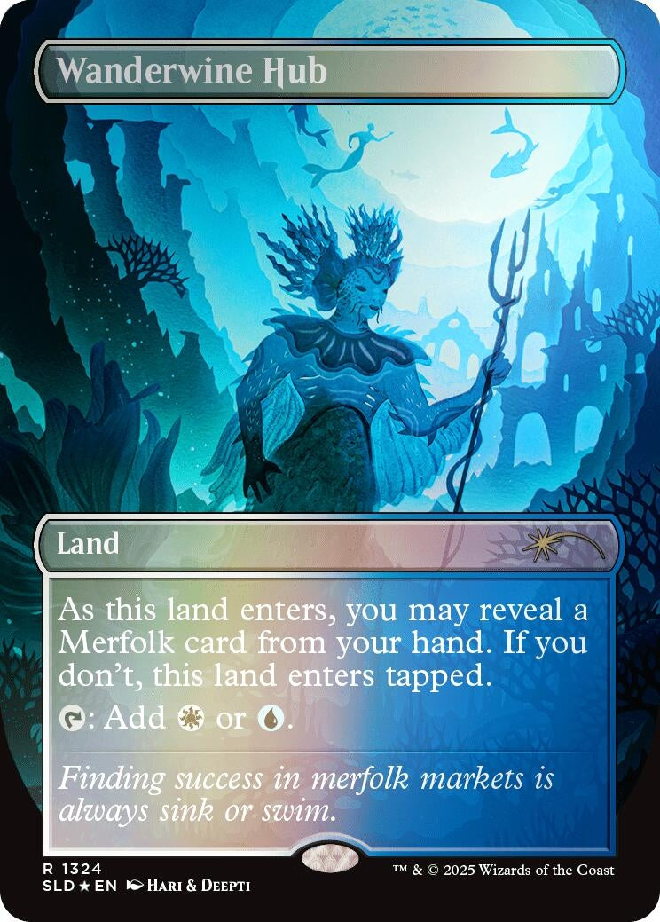 Image for Wanderwine Hub (Rainbow Foil) (1324) (Secret Lair Drop Series) - Magic: The Gathering