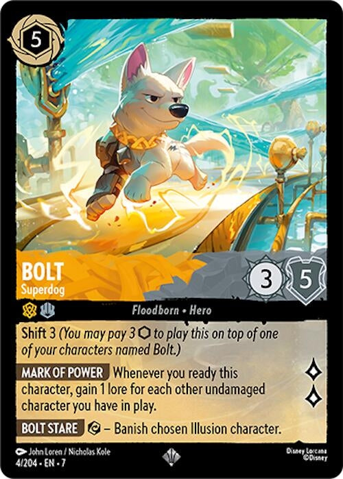 Image for Bolt - Superdog (4/204) (Archazia's Island) - Disney Lorcana