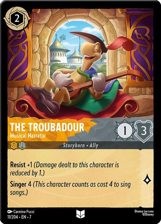 Image for The Troubadour - Musical Narrator (11/204) (Archazia's Island) - Disney Lorcana