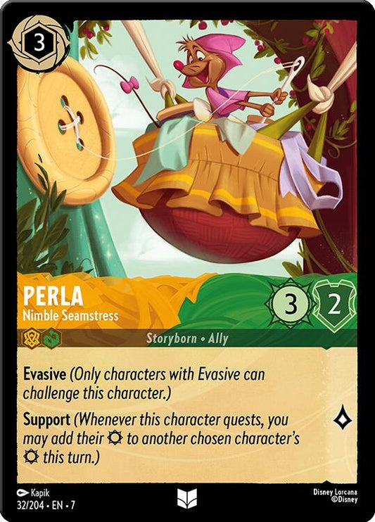 Image for Perla - Nimble Seamstress (32/204) (Archazia's Island) - Disney Lorcana