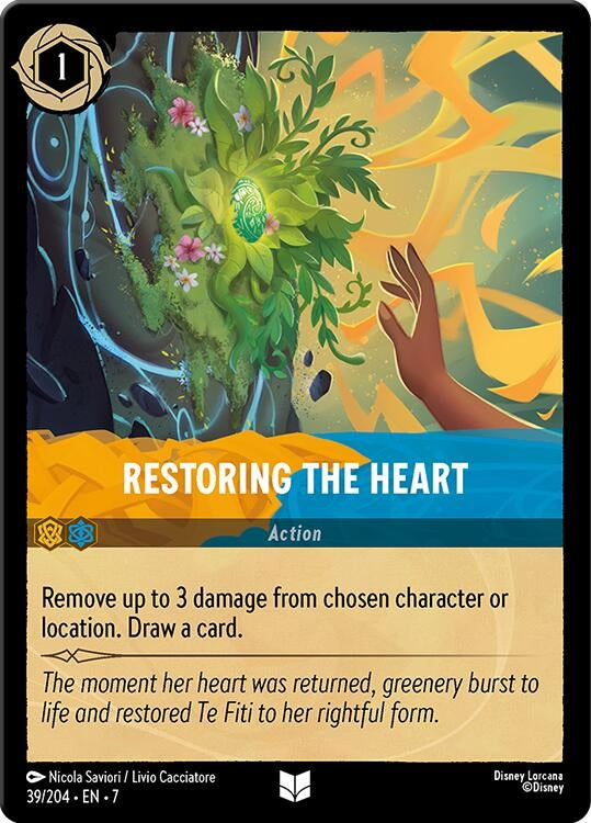 Image for Restoring the Heart (39/204) (Archazia's Island) - Disney Lorcana