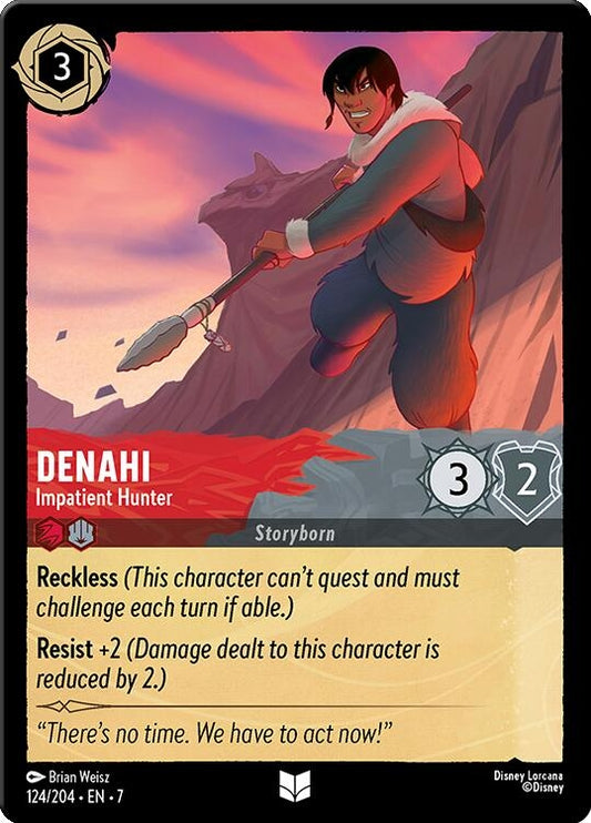 Image for Denahi - Impatient Hunter (124/204) (Archazia's Island) - Disney Lorcana